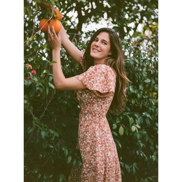 Christy Dawn The Daisy Dress In Terracotta Meadow - Picture 3 of 11